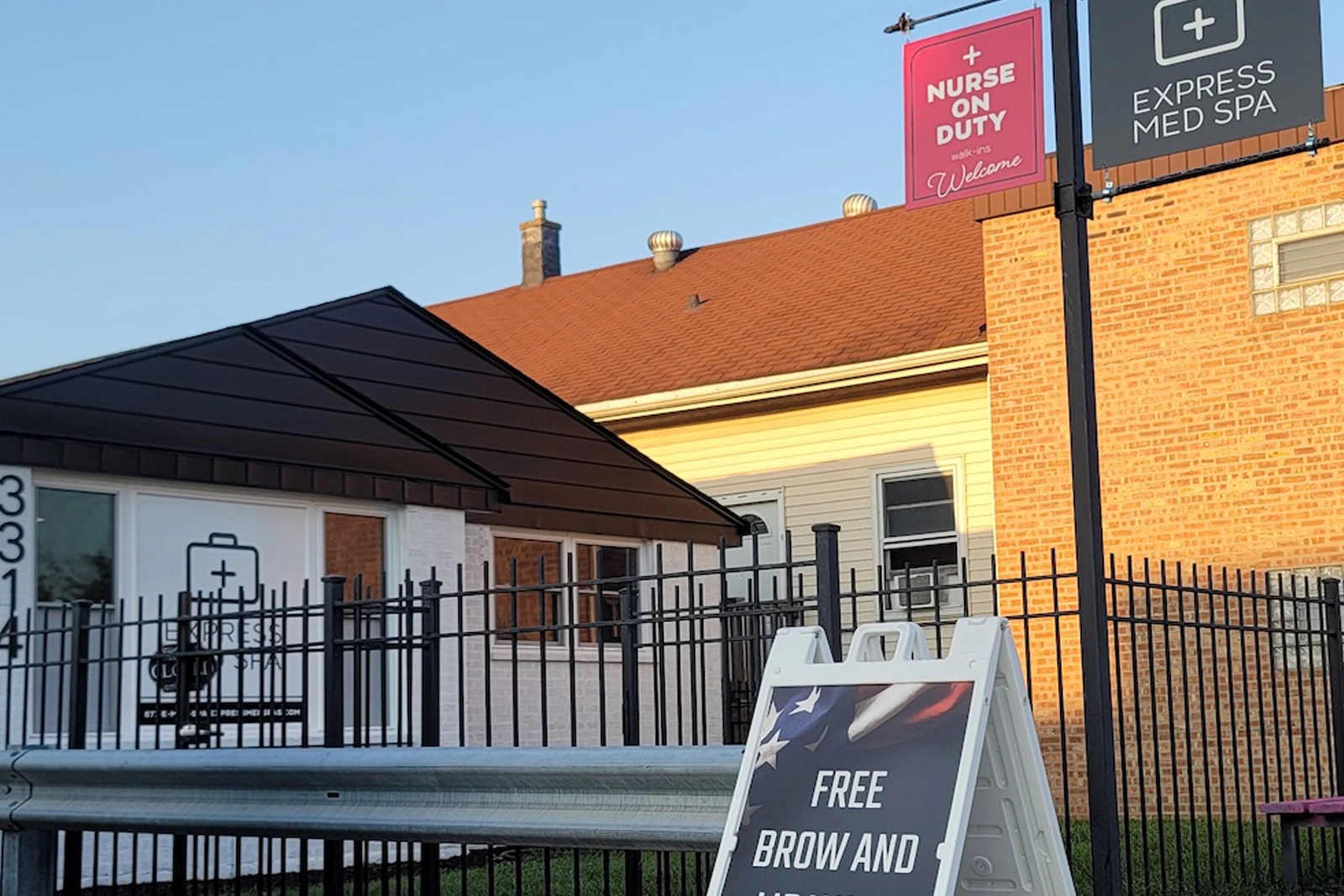 relaxing facial laser hair removal session at express medspa focused on comfort and precision